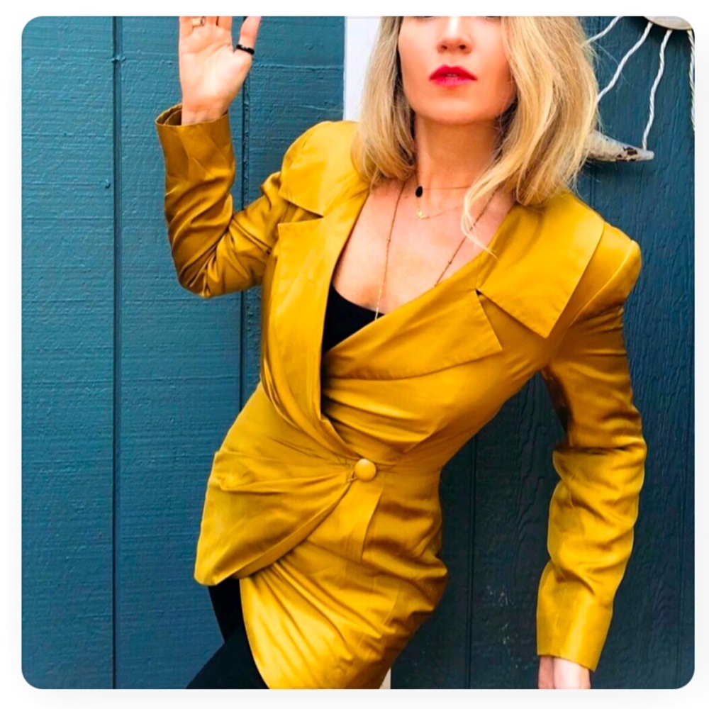 Golden Girl Silk Occasion Blazer